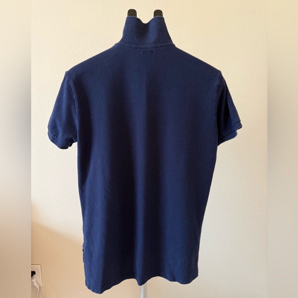 Polo by Ralph Lauren Dark Blue Polo Shirt - Picture 6 of 9